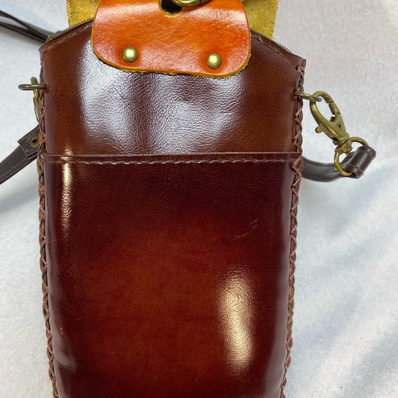 NOVELTY GRINNING KITTY W/ FISH CROSS-BODY CELLPHONE HOLDER WALLET 8x4.5” - Picture 4 of 16
